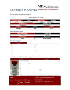 PT-141 (Bremelanotide) 10 mg (COA IN IMAGES) - Image 2