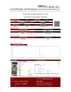 CJC-1295 Ipamorelin 5 mg/ 5 mg (COA IN IMAGES) - Image 2